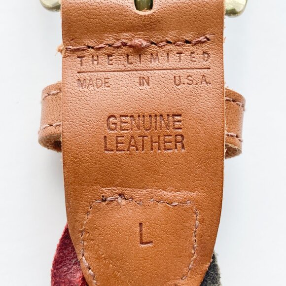 The Limited Leather Color Braid Belt - Picture 3 of 8